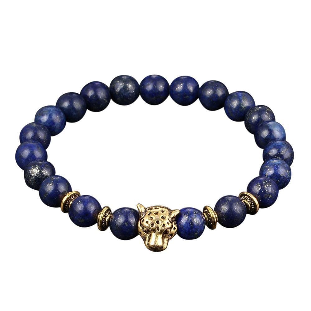 Obsidian & Lava Stone Bead Bracelets - Multicolor / One-Size / D - Bracelet