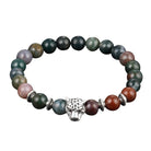Obsidian & Lava Stone Bead Bracelets - Multicolor / One-Size / E - Bracelet