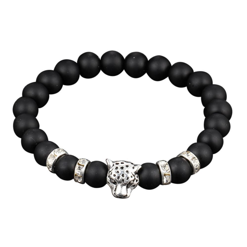 Obsidian & Lava Stone Bead Bracelets - Multicolor / One-Size / G - Bracelet