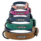 Personalized Custom Leather Dog Collar - Dog Collars, French bulldog leather collar