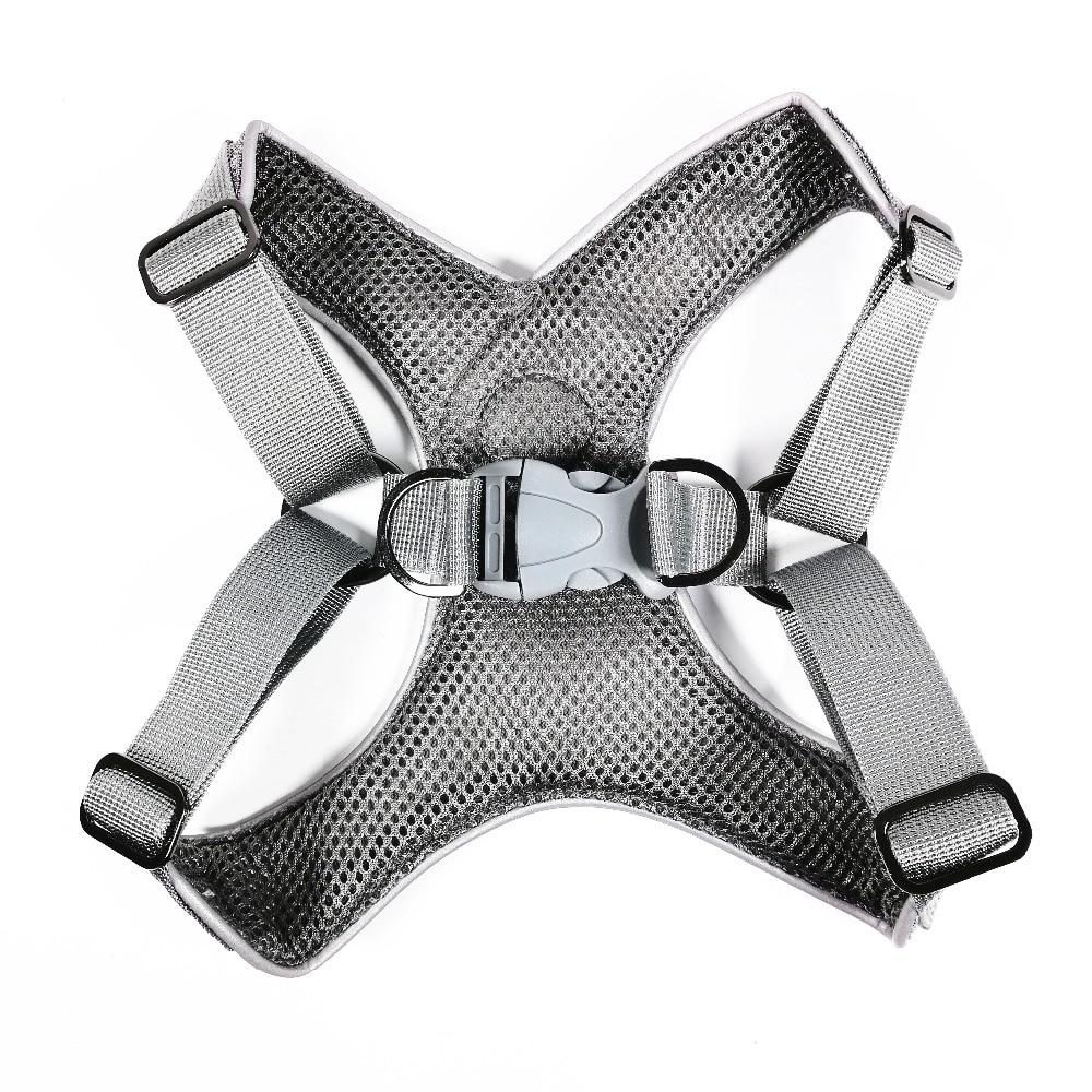 Grey French Bulldog No pull Harness - back view
