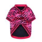 Zebra Print French Bulldog Jacket, Zebra Print French Bulldog Cardigan