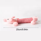 Selection of plush toys for dogs, piggy shape