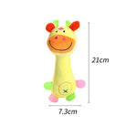 Selection of plush toys for dogs, giraffe shape