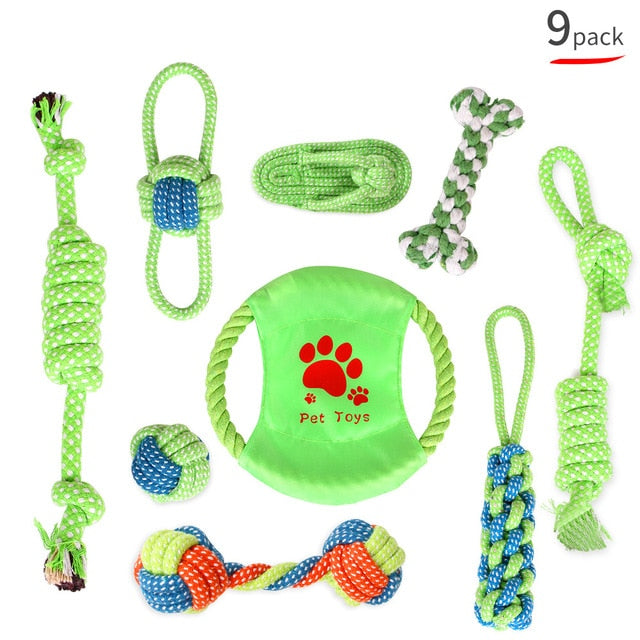 Puppy Starter Pack Selection Of Toys Gift Hamper - pack of 9