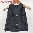 French bulldog formal vest, wedding french bulldog vest