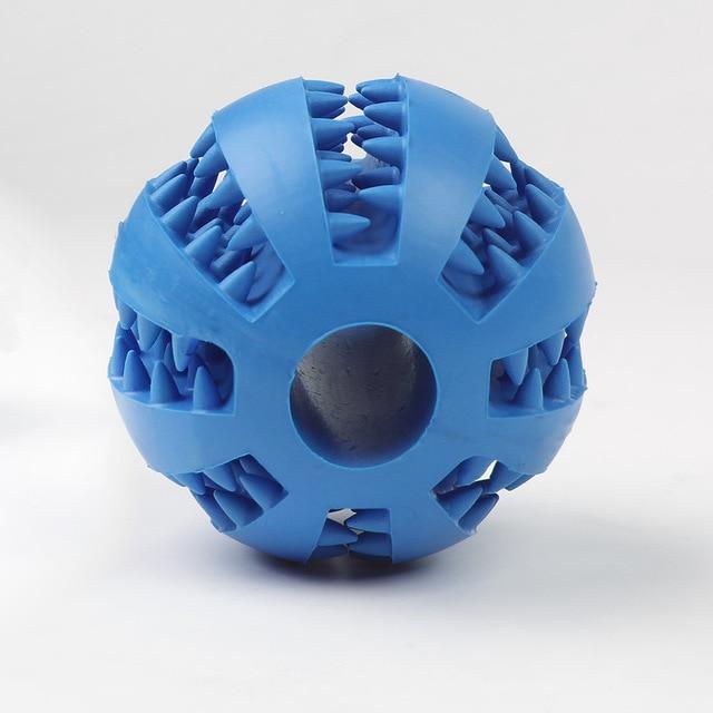 Blue chew dog ball toy
