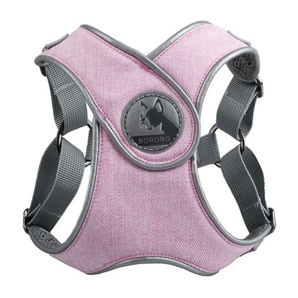 Pink French Bulldog No pull Harness