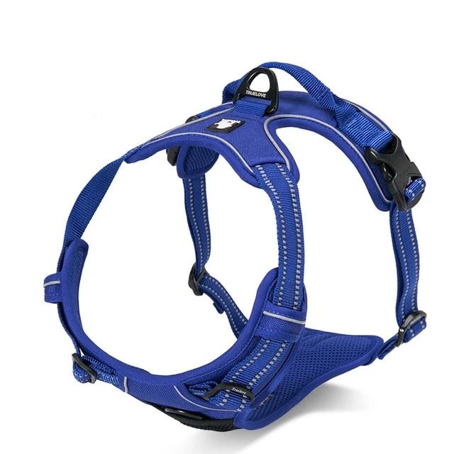 Reflective French Bulldog walking harness colour option