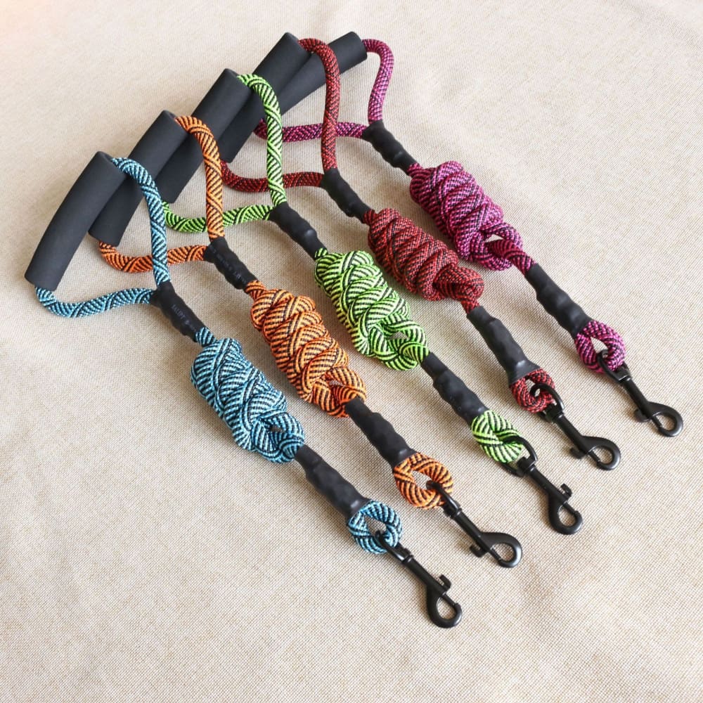 Reflective Leash Dog Lead With Handle - Dog Leash