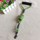 Reflective Leash Dog Lead With Handle - Green - Dog Leash