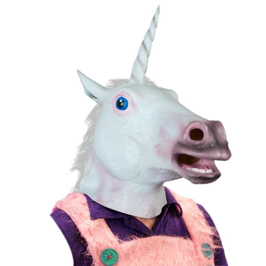Robert Unicorn Head - Funky Latex Mask - Masks