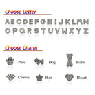 Roxy Diamante Name Charm Small Dog Collar - Dog Collar