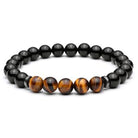 The Fitzrovia Mens Stone Bracelet - Brown - Bracelet