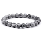 The Fitzrovia Mens Stone Bracelet - Gray - Bracelet