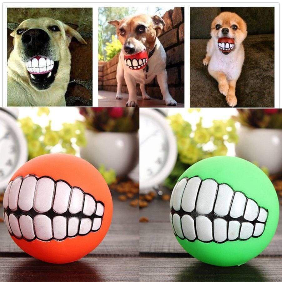 The Smiley Dog Balls - Dog Toys, French bulldog toys