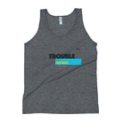 Trouble Trouble Trouble Unisex Tank Top - Tri-Black / Xs - Tank Top