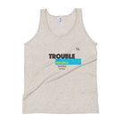 Trouble Trouble Trouble Unisex Tank Top - Tri-Oatmeal / Xs - Tank Top