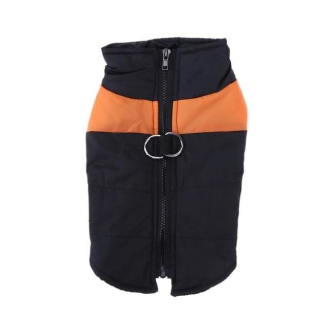 Waterproof Down Vest - Orange / S - Dog Clothes