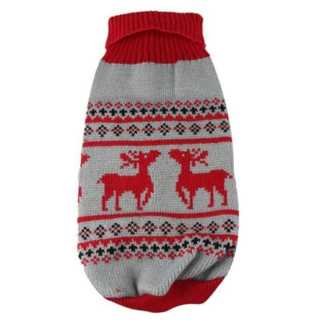 Winter Jumper For Small Dogs - Red / L - Dog Clothes